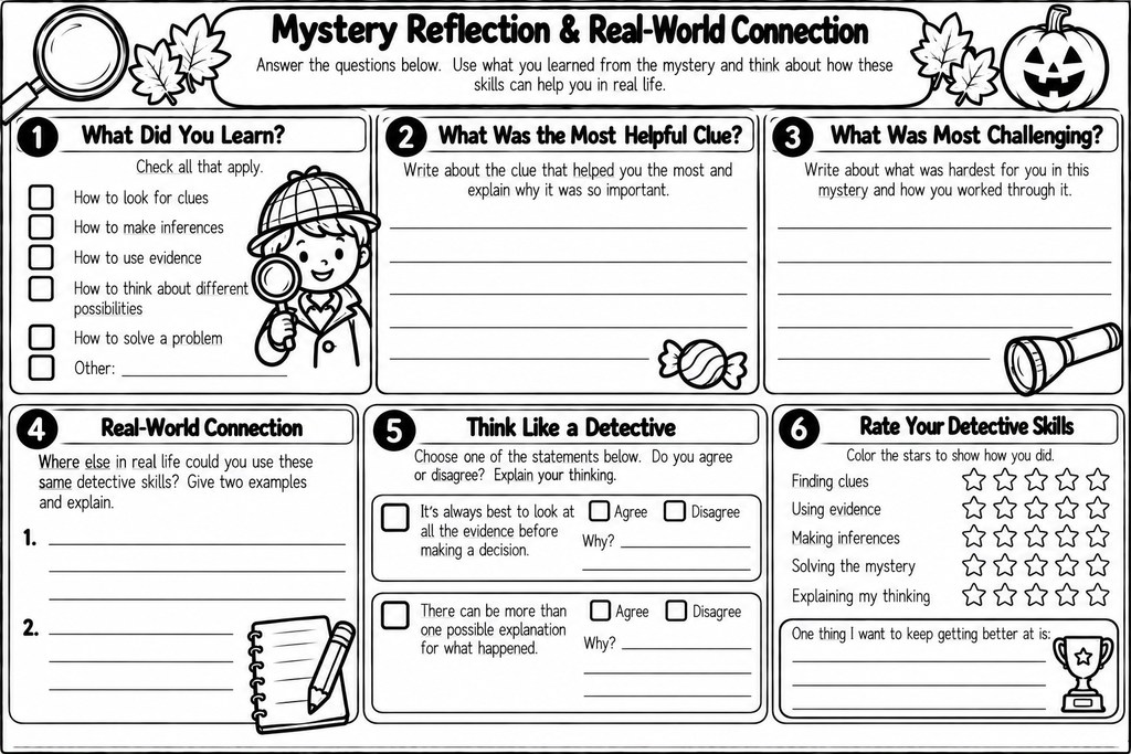 Halloween Reading Mystery | The Case of the Missing Treats | Grades 2–4