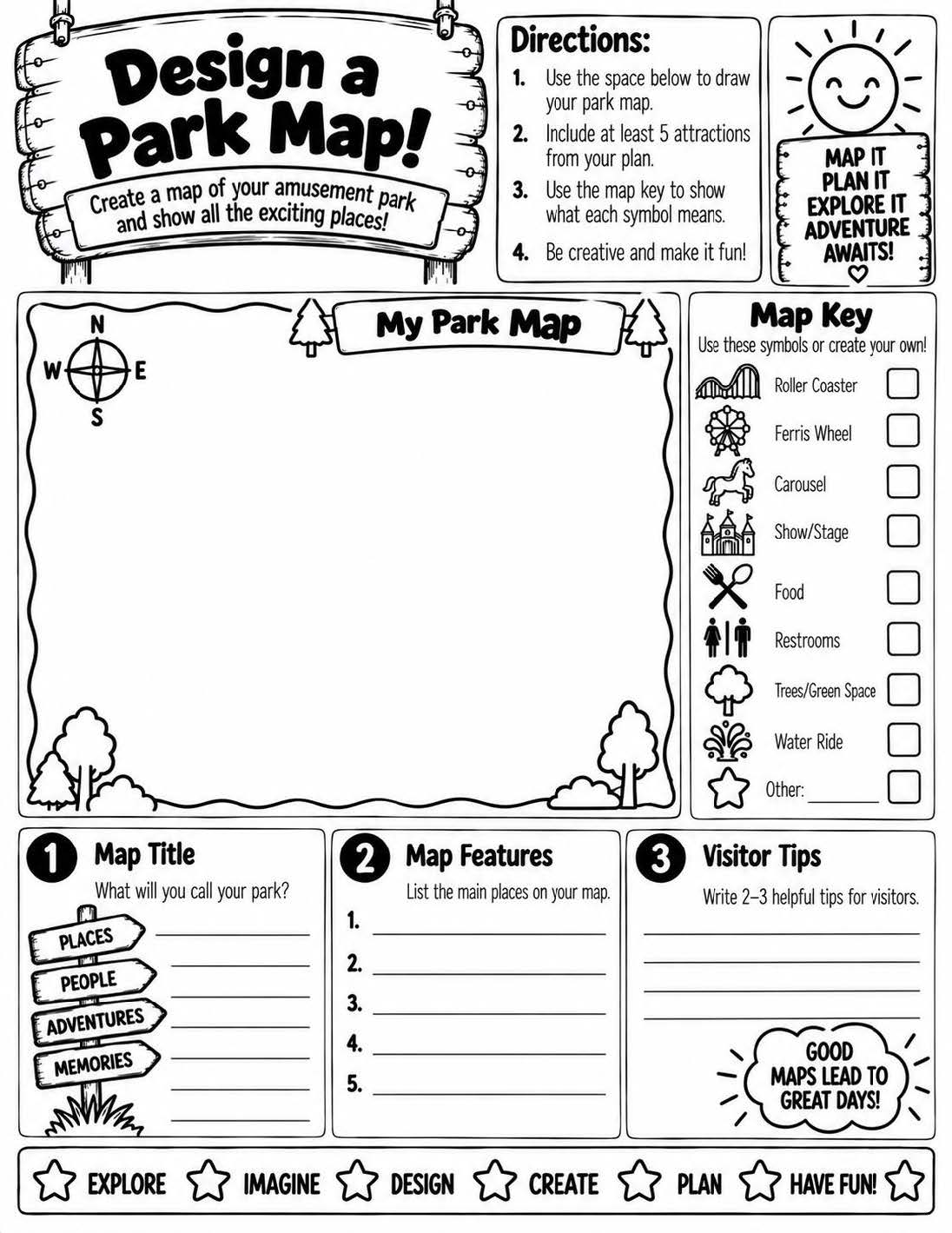 Adventure Falls Amusement Park PBL | Grades 2–4 Math, ELA & STEM Project