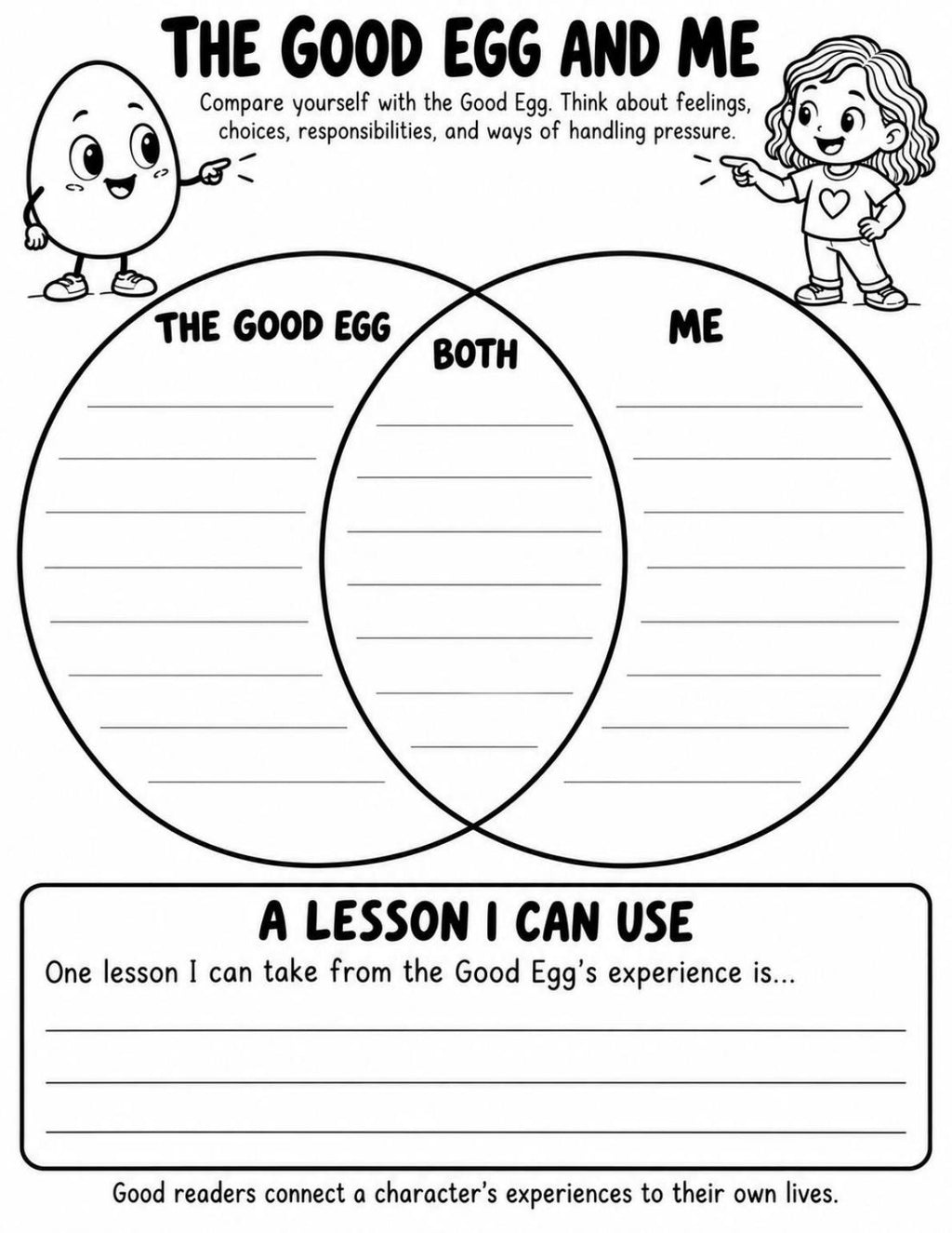 The Good Egg balance and story review activity preview