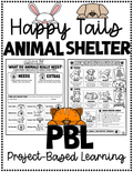 Happy Tails Animal Shelter PBL printable project for grades 2 to 4