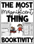 The Most Magnificent Thing Booktivity cover for grades 2–4