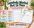 Somebody Wanted But So Then free fiction summary writing plan