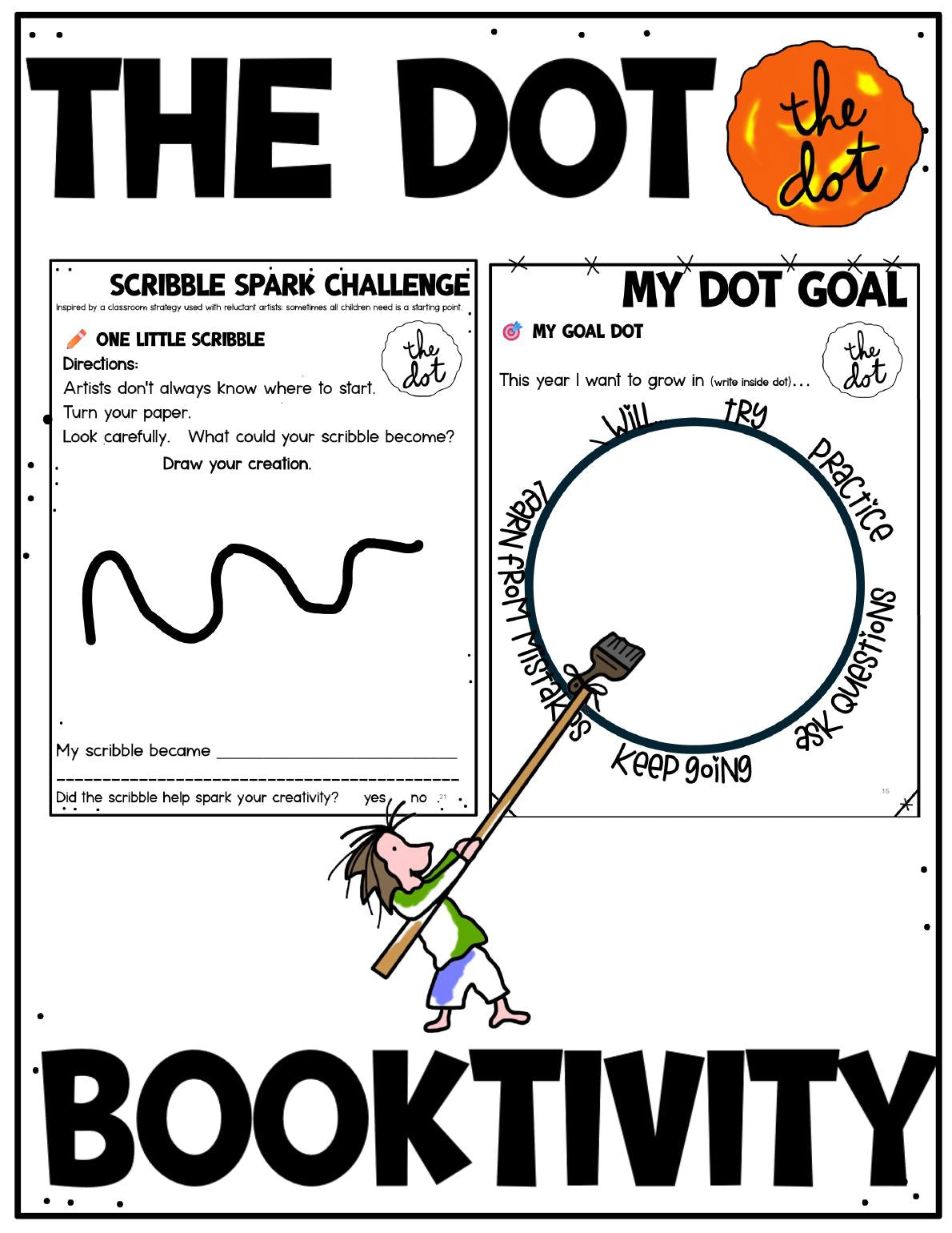 The Dot Booktivity cover for grades 2–4